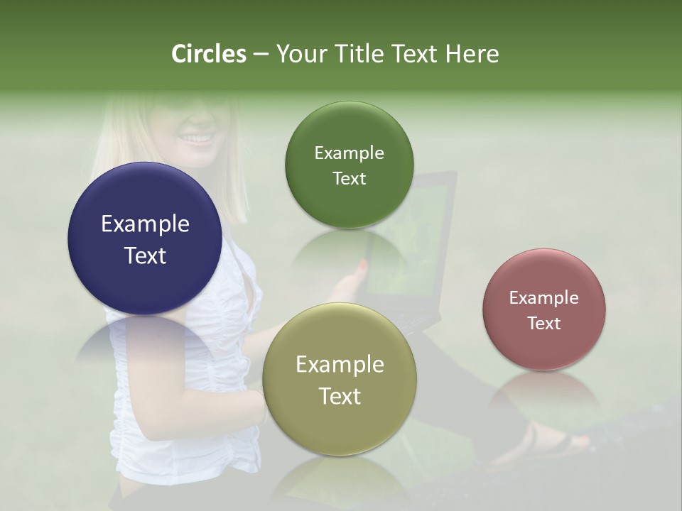 Office Confident Outdoor PowerPoint Template