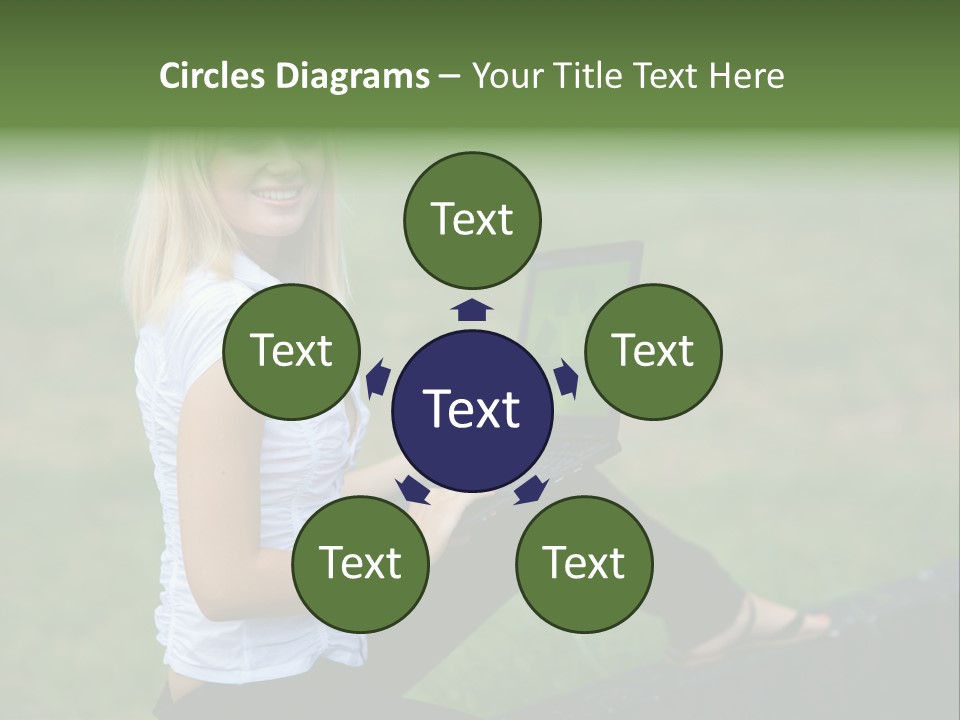 Office Confident Outdoor PowerPoint Template