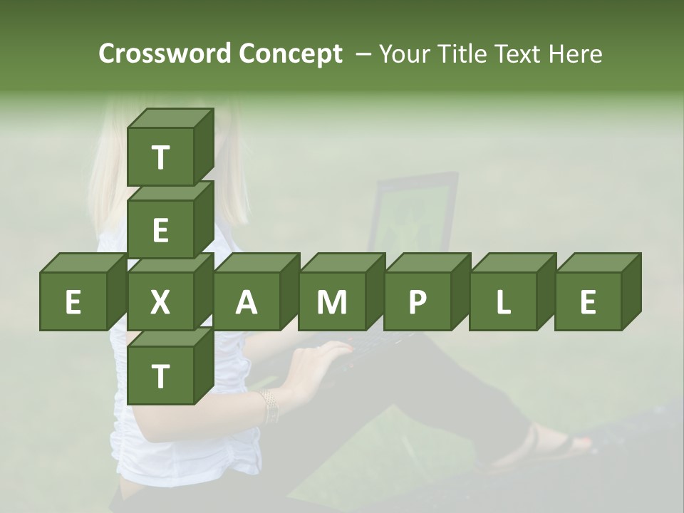 Office Confident Outdoor PowerPoint Template