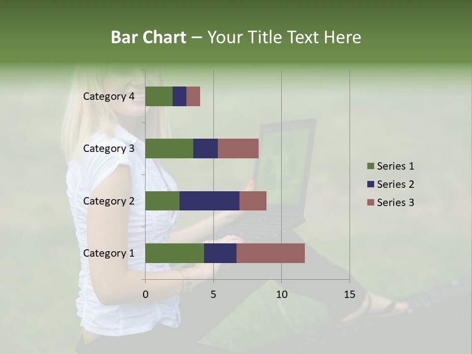 Office Confident Outdoor PowerPoint Template