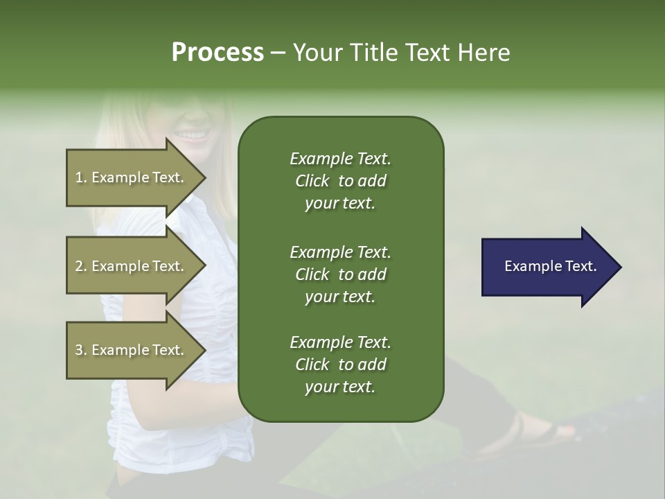 Office Confident Outdoor PowerPoint Template