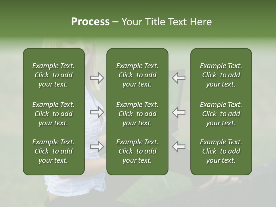 Office Confident Outdoor PowerPoint Template