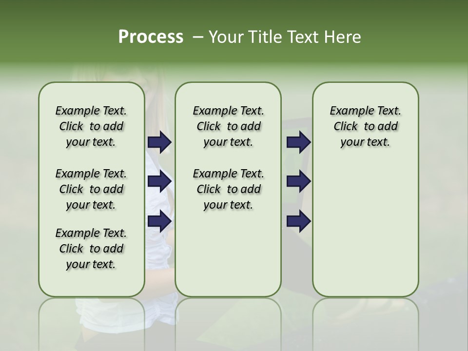 Office Confident Outdoor PowerPoint Template