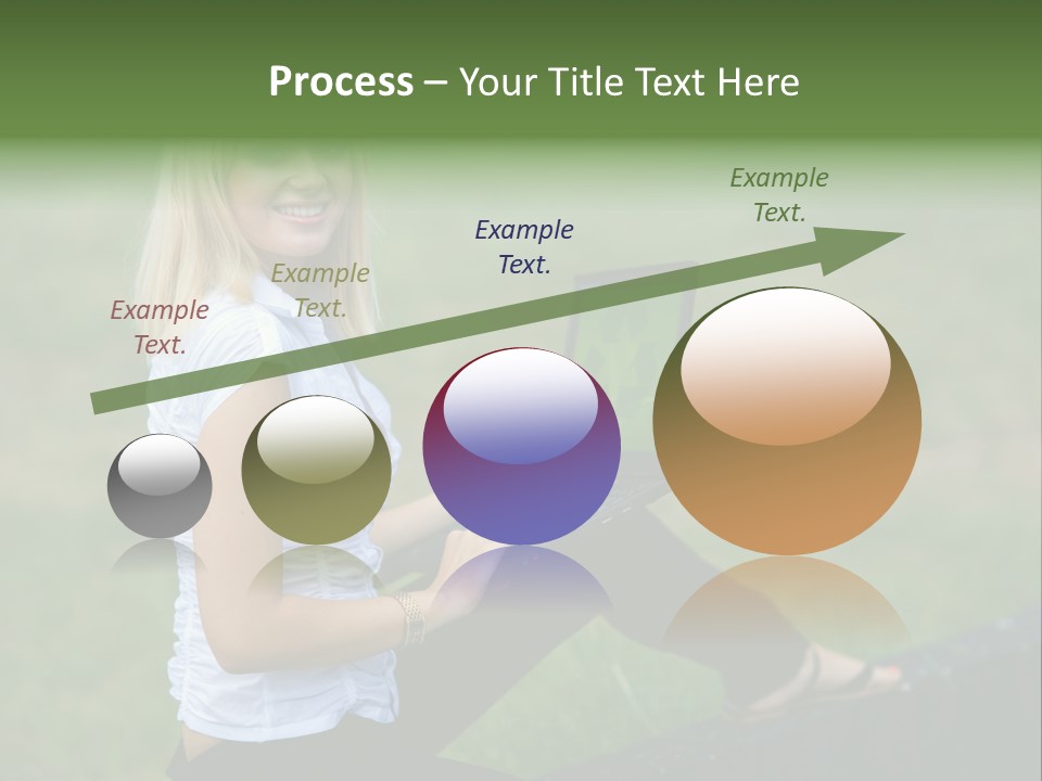 Office Confident Outdoor PowerPoint Template
