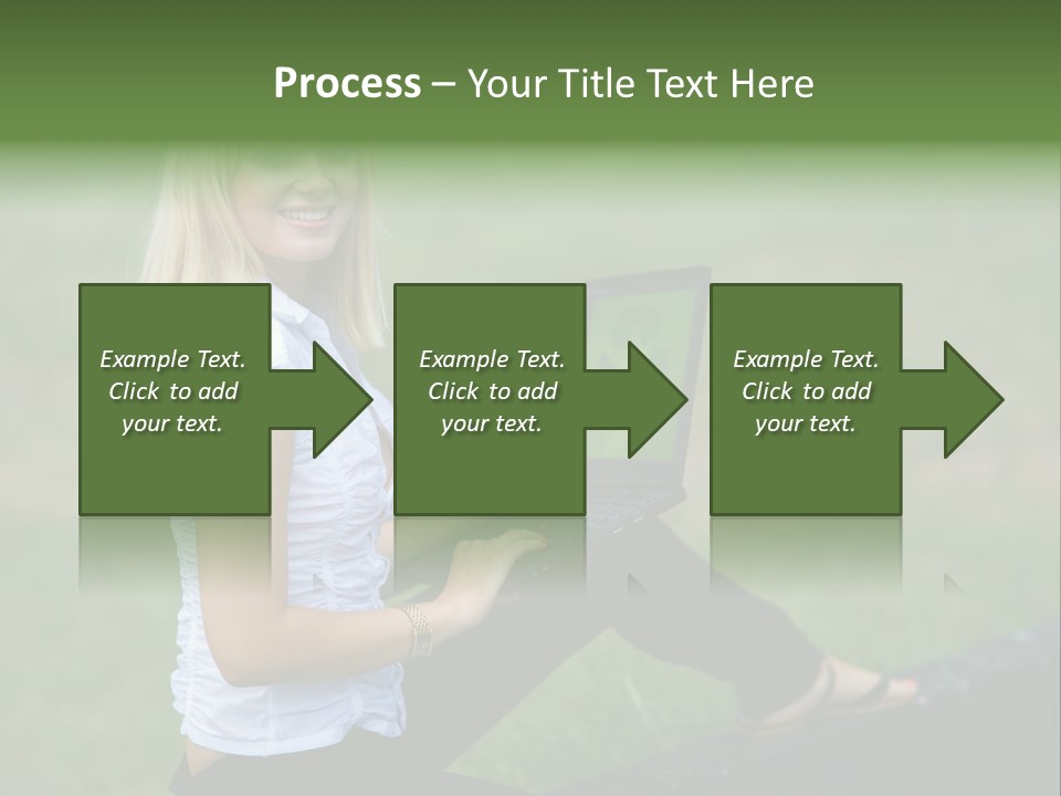 Office Confident Outdoor PowerPoint Template