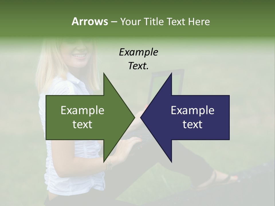 Office Confident Outdoor PowerPoint Template