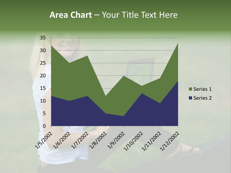 Office Confident Outdoor PowerPoint Template