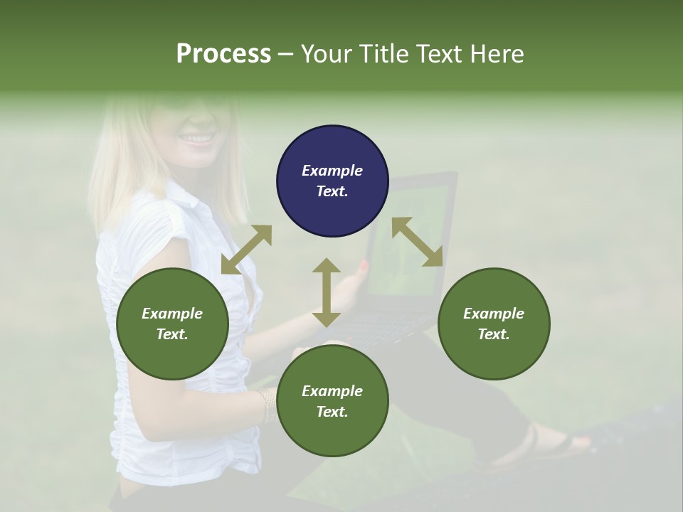 Office Confident Outdoor PowerPoint Template