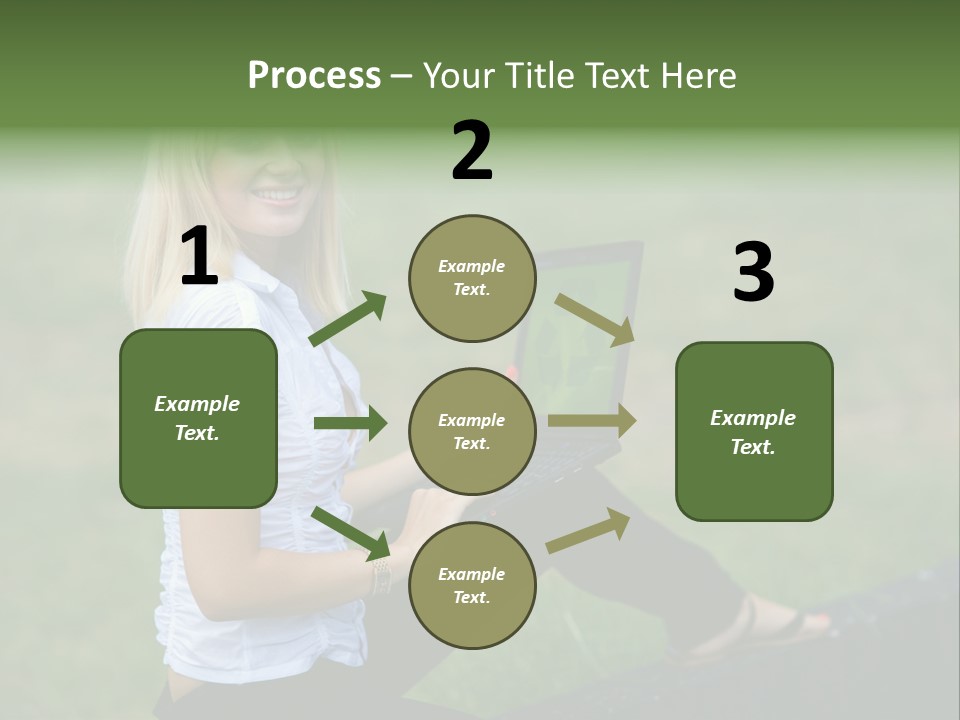 Office Confident Outdoor PowerPoint Template