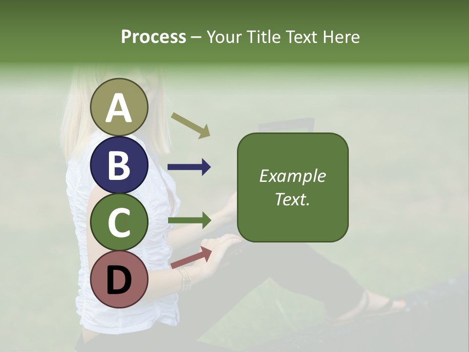 Office Confident Outdoor PowerPoint Template