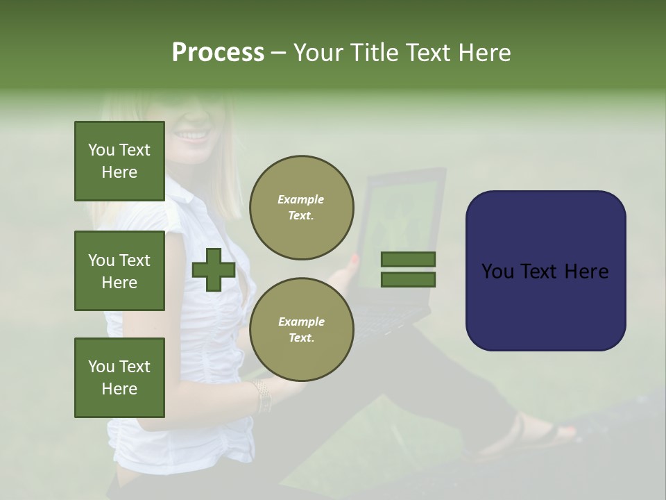 Office Confident Outdoor PowerPoint Template