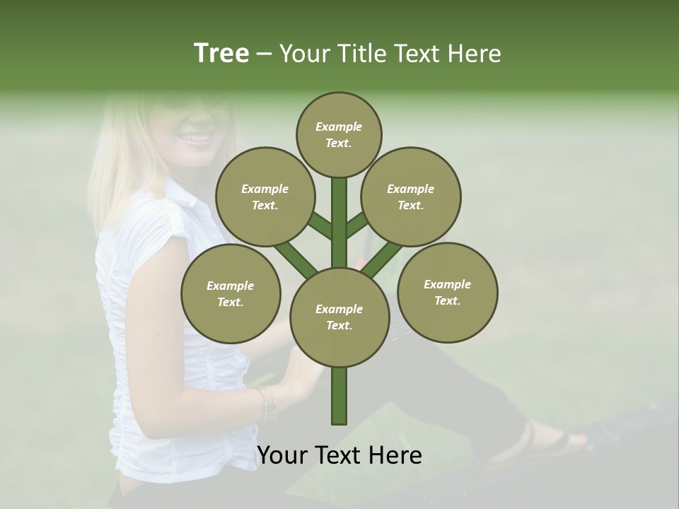 Office Confident Outdoor PowerPoint Template