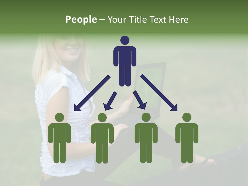 Office Confident Outdoor PowerPoint Template