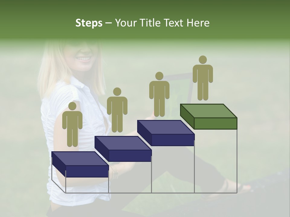 Office Confident Outdoor PowerPoint Template