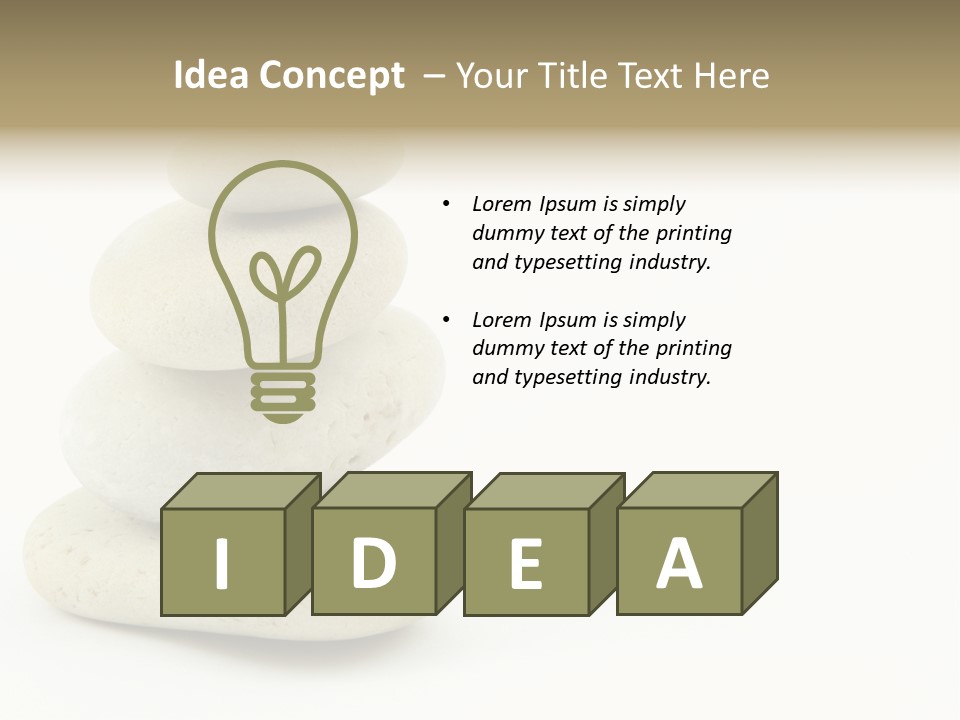 Background Rock Sandstone PowerPoint Template