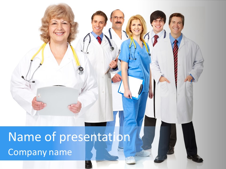 White Care Background PowerPoint Template