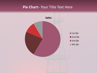 Gas Well Red PowerPoint Template