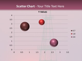 Gas Well Red PowerPoint Template