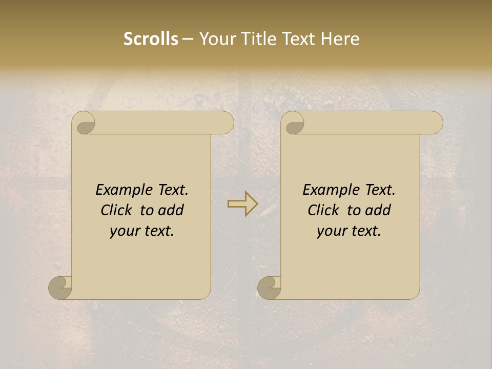 Border Handled Vector PowerPoint Template