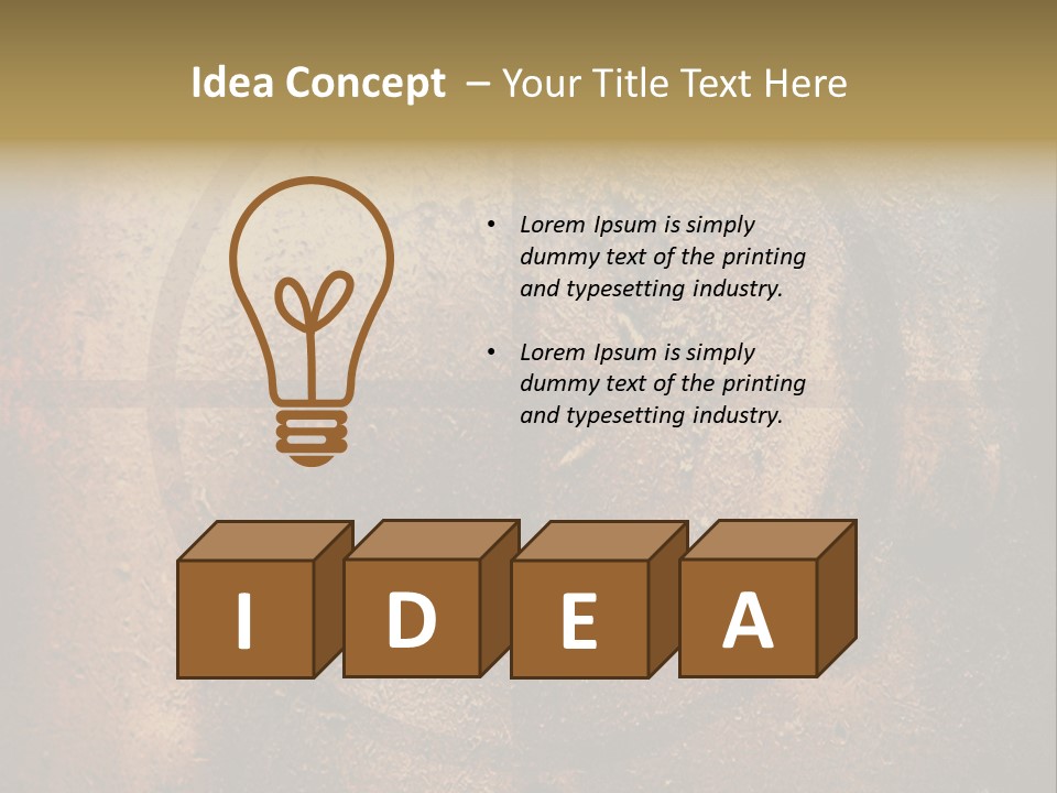 Border Handled Vector PowerPoint Template