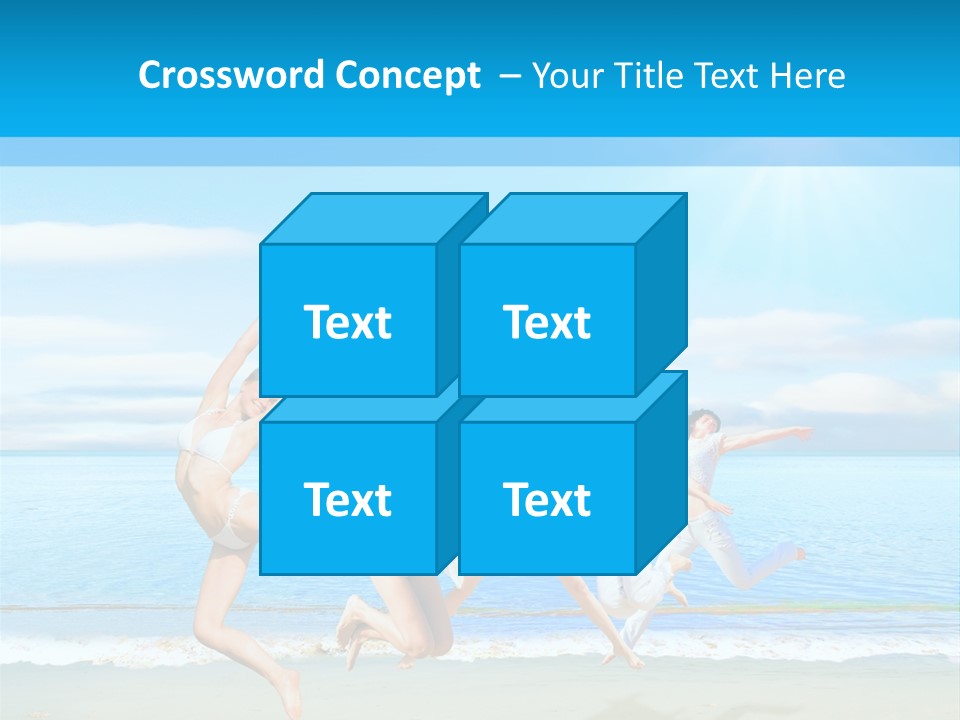 Travel Sunny Cloud PowerPoint Template