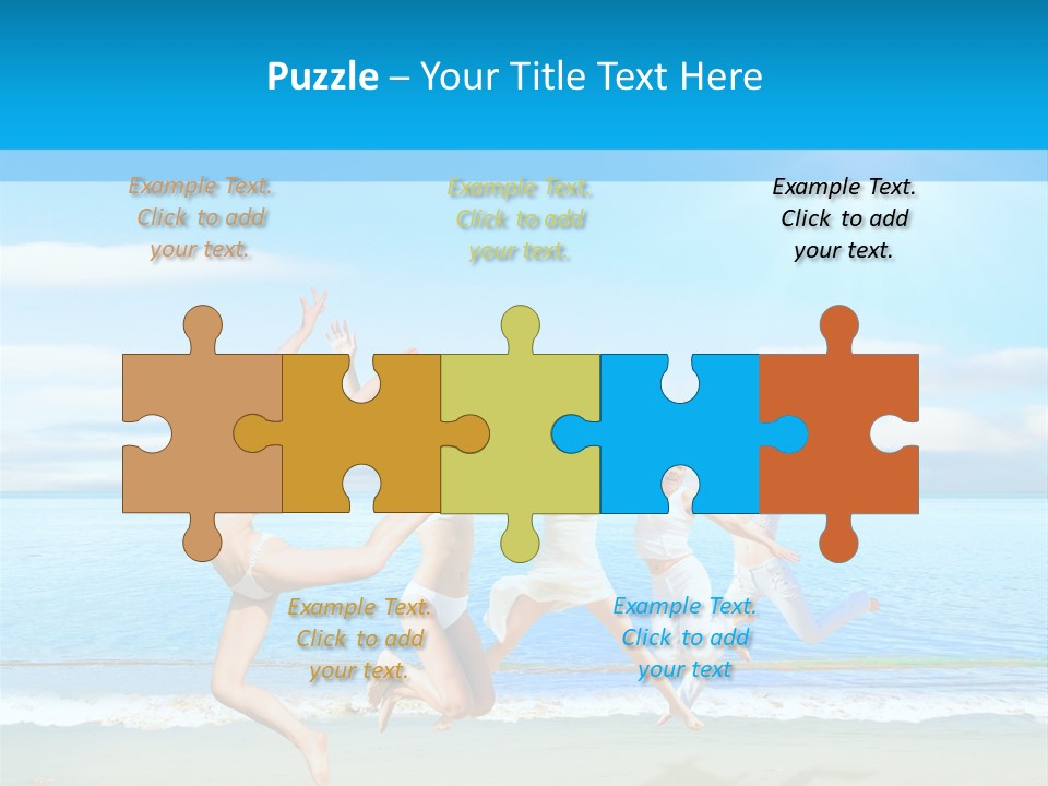 Travel Sunny Cloud PowerPoint Template