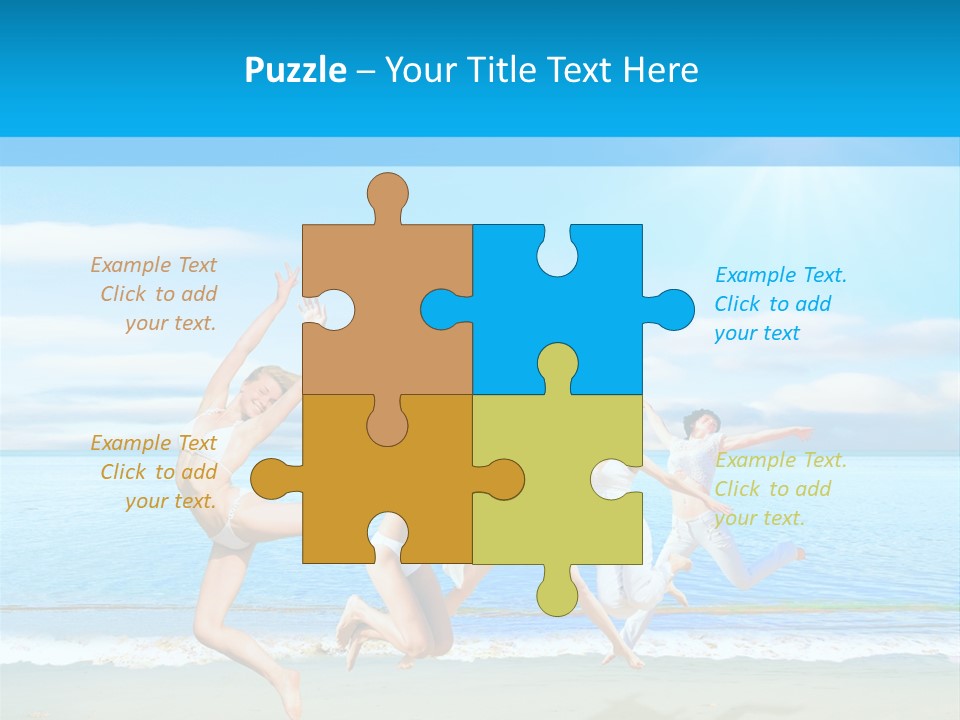 Travel Sunny Cloud PowerPoint Template