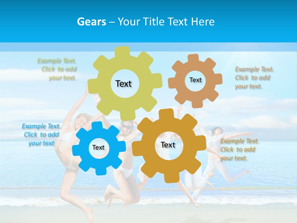 Travel Sunny Cloud PowerPoint Template