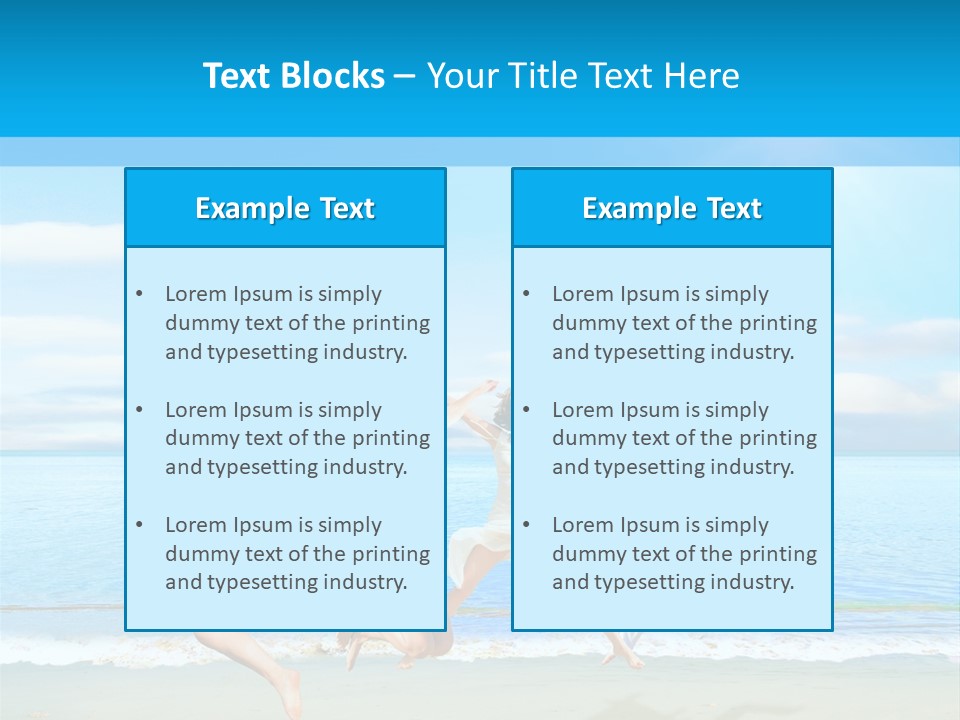 Travel Sunny Cloud PowerPoint Template