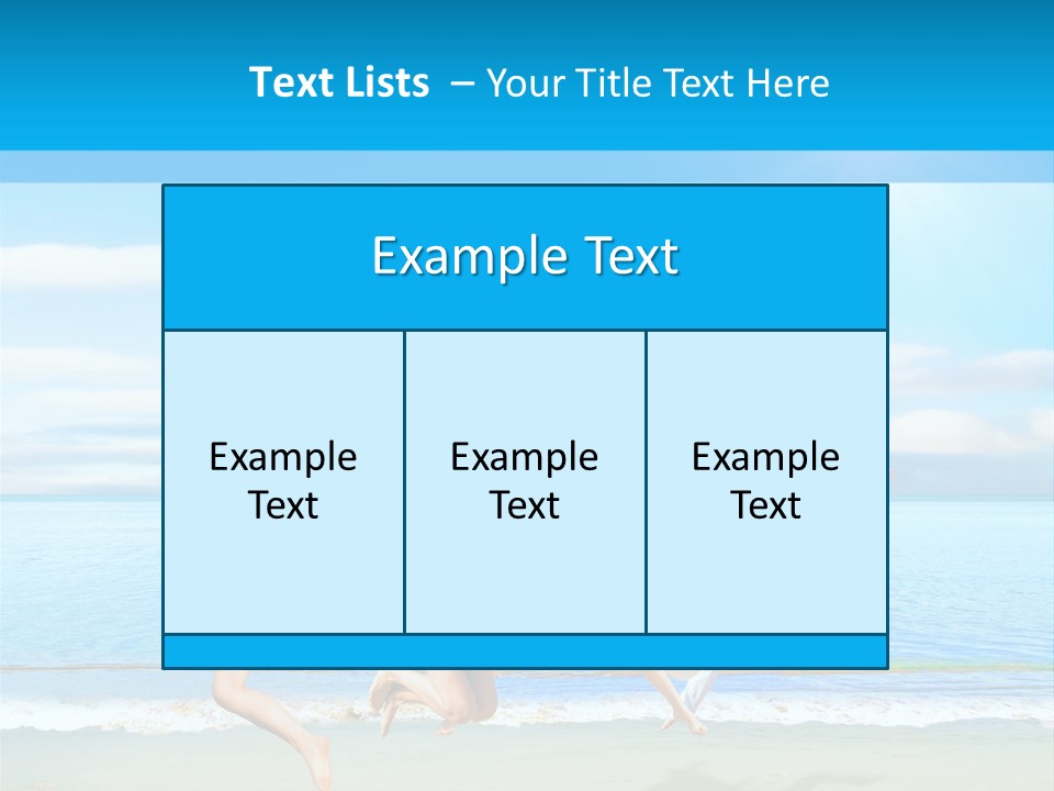 Travel Sunny Cloud PowerPoint Template