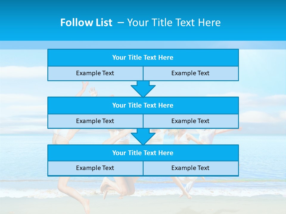 Travel Sunny Cloud PowerPoint Template