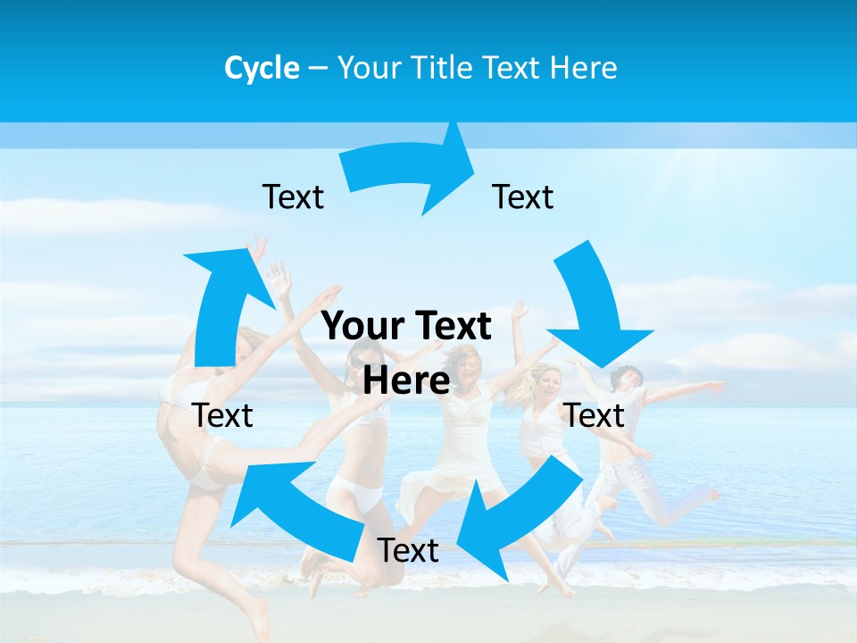 Travel Sunny Cloud PowerPoint Template