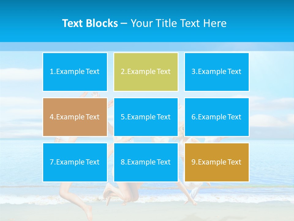 Travel Sunny Cloud PowerPoint Template