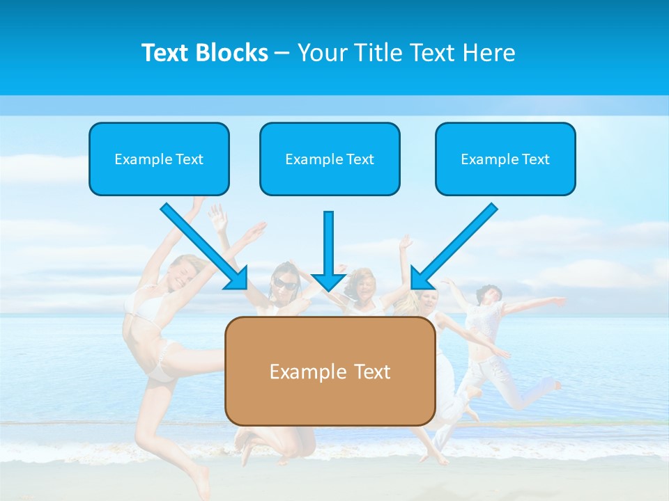 Travel Sunny Cloud PowerPoint Template