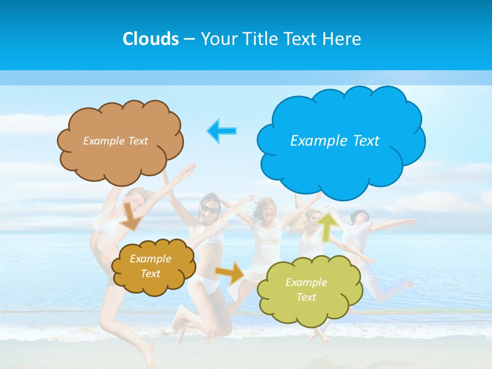 Travel Sunny Cloud PowerPoint Template
