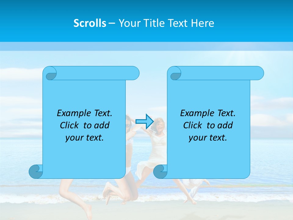 Travel Sunny Cloud PowerPoint Template