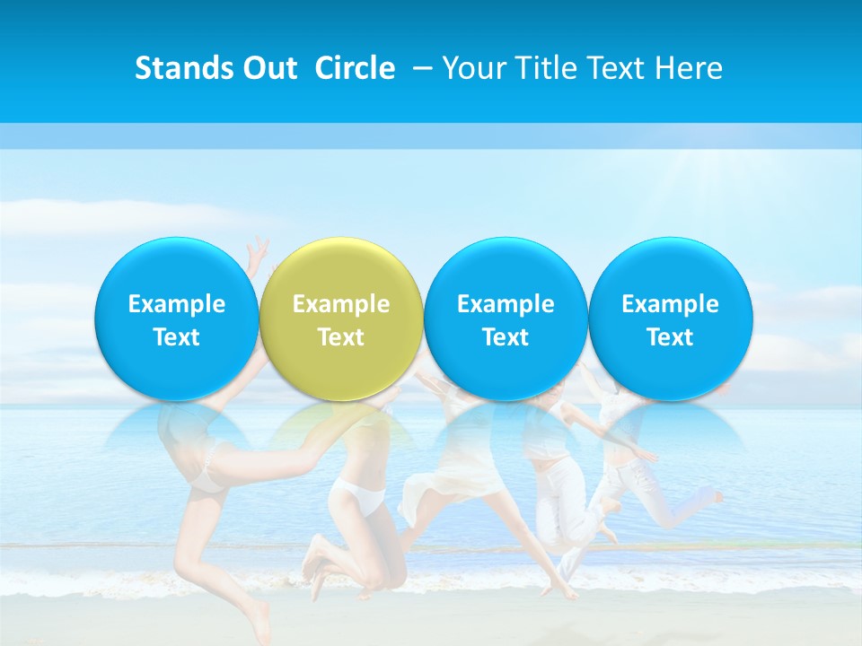 Travel Sunny Cloud PowerPoint Template