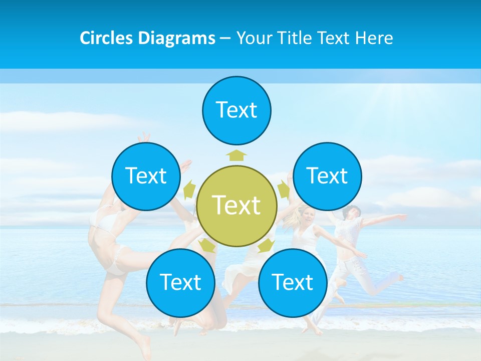 Travel Sunny Cloud PowerPoint Template