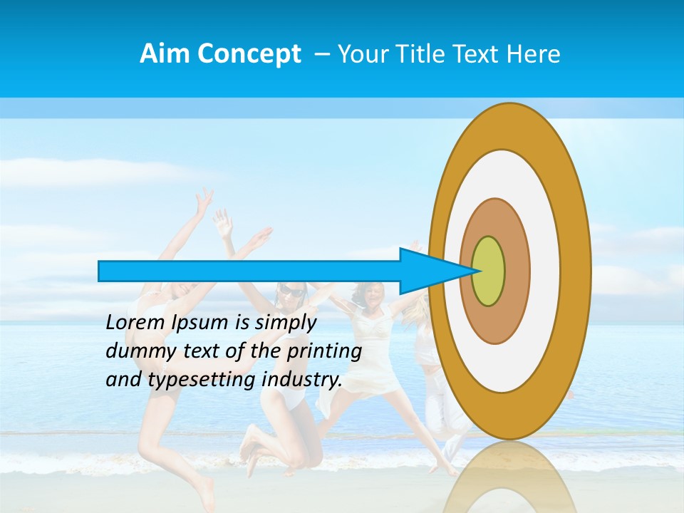 Travel Sunny Cloud PowerPoint Template