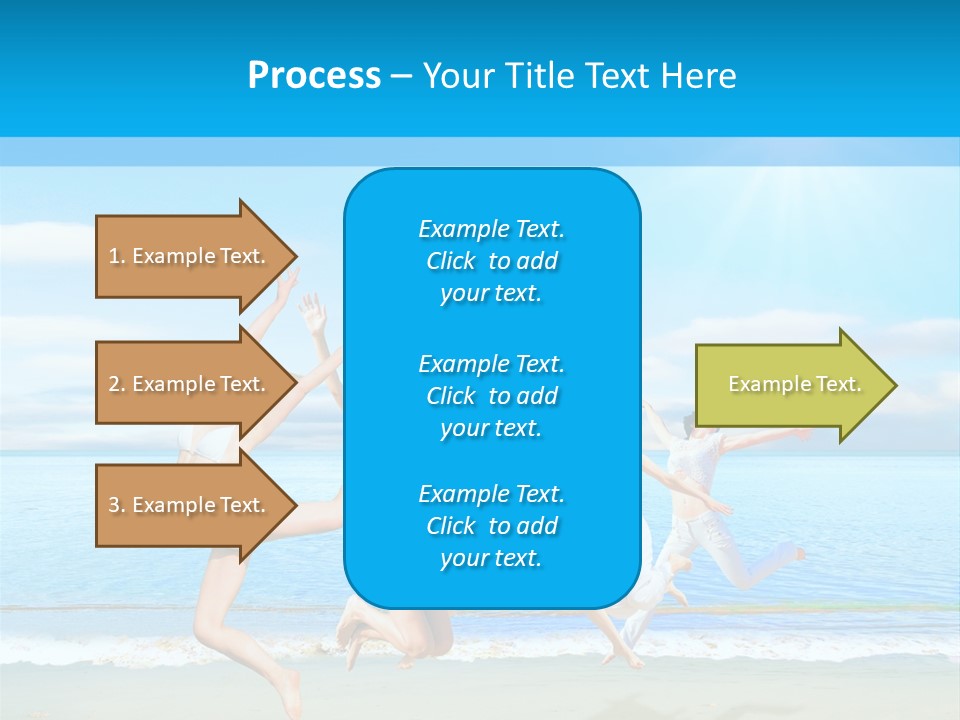 Travel Sunny Cloud PowerPoint Template