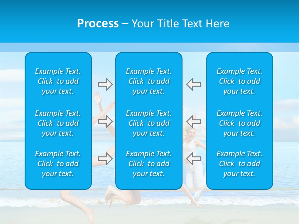 Travel Sunny Cloud PowerPoint Template