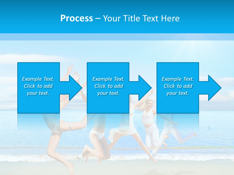 Travel Sunny Cloud PowerPoint Template