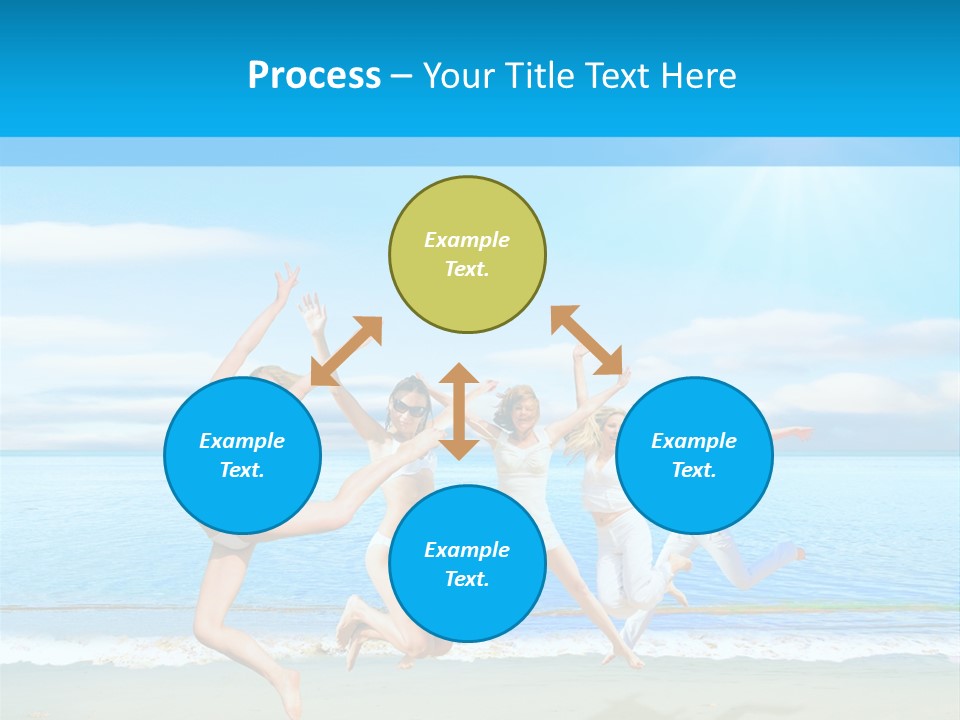 Travel Sunny Cloud PowerPoint Template