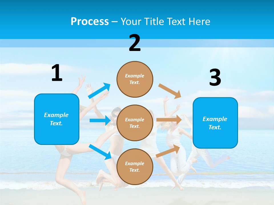Travel Sunny Cloud PowerPoint Template
