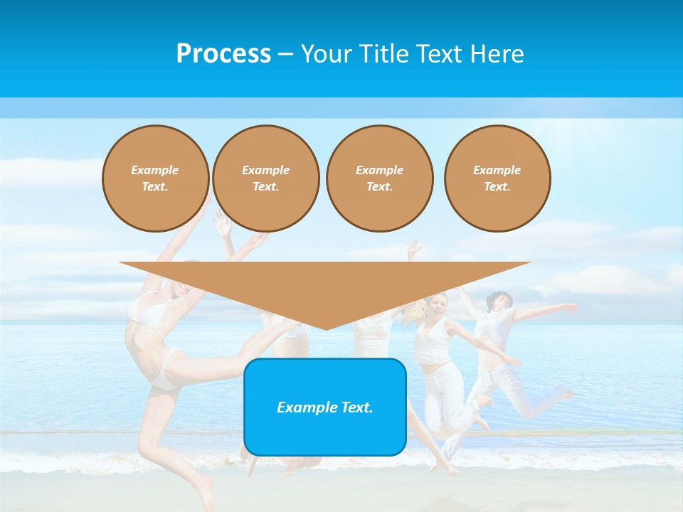 Travel Sunny Cloud PowerPoint Template