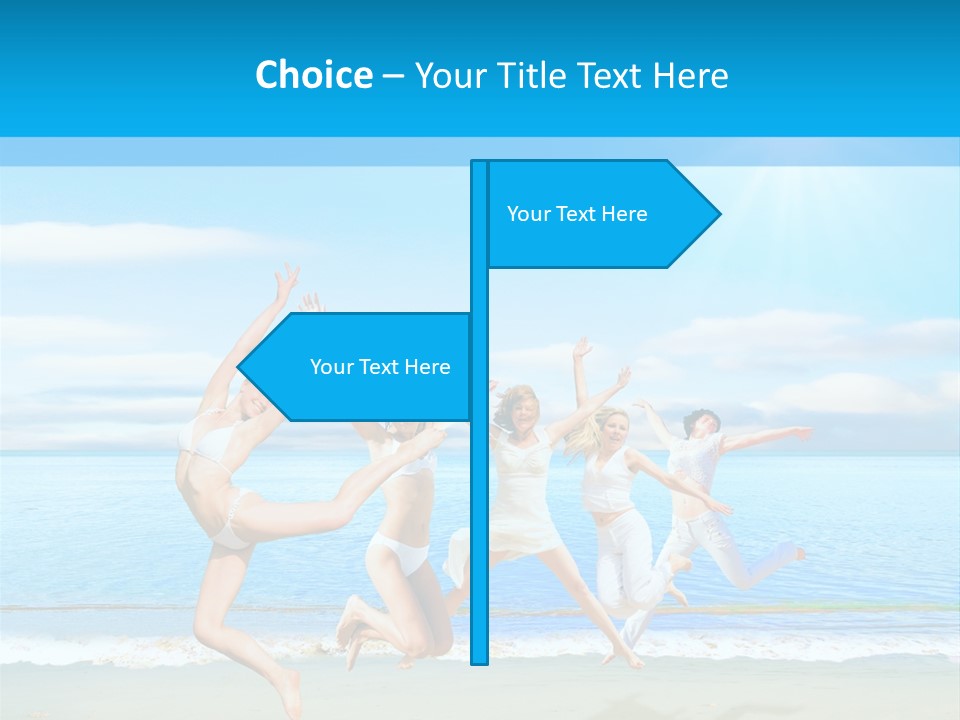 Travel Sunny Cloud PowerPoint Template