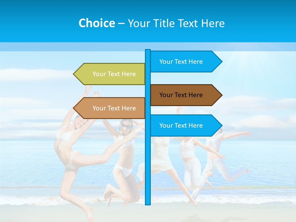 Travel Sunny Cloud PowerPoint Template