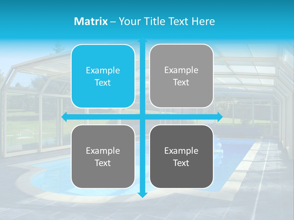 Covered House Villa PowerPoint Template