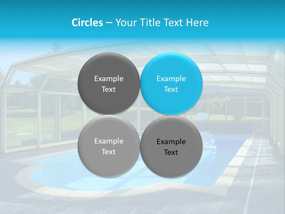 Covered House Villa PowerPoint Template