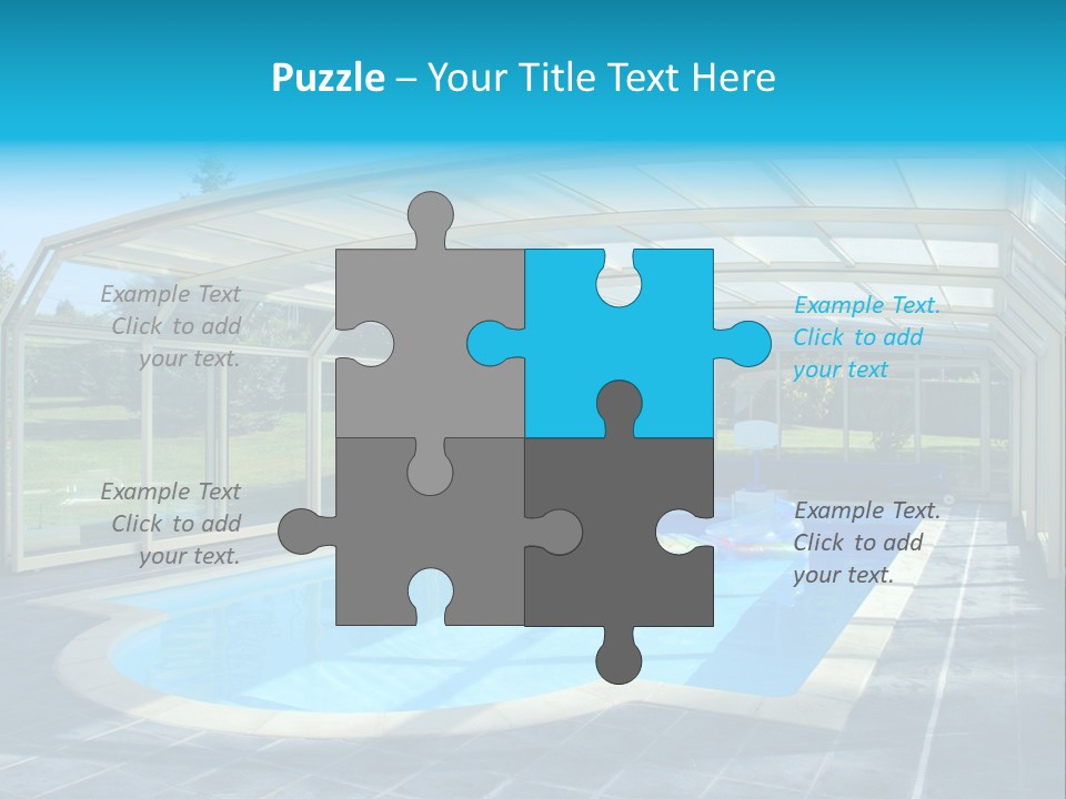 Covered House Villa PowerPoint Template